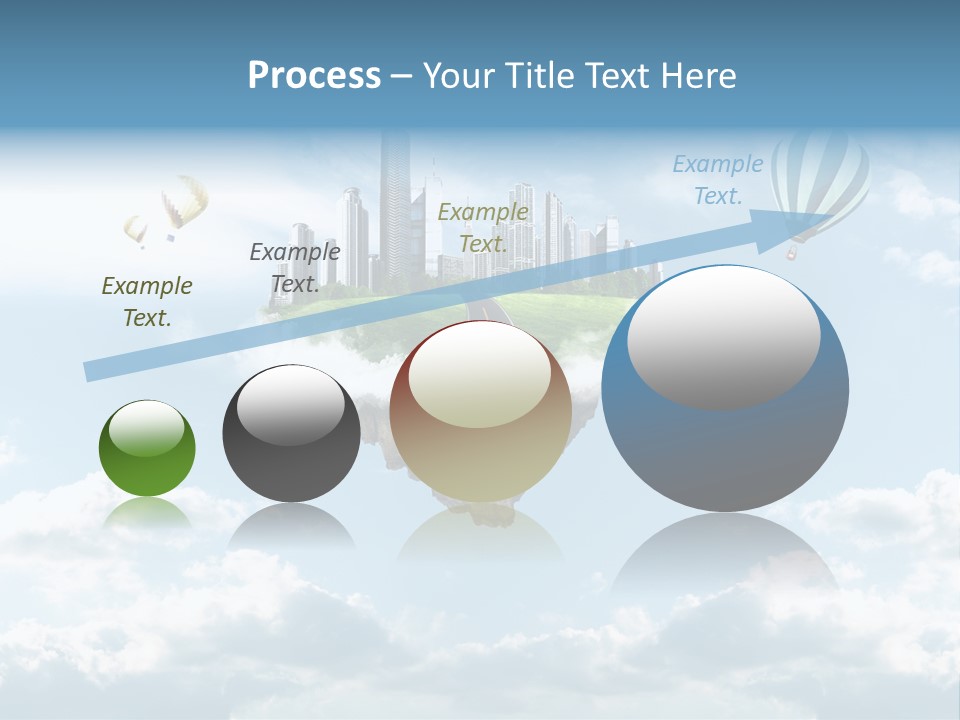 Skyscraper China Town PowerPoint Template