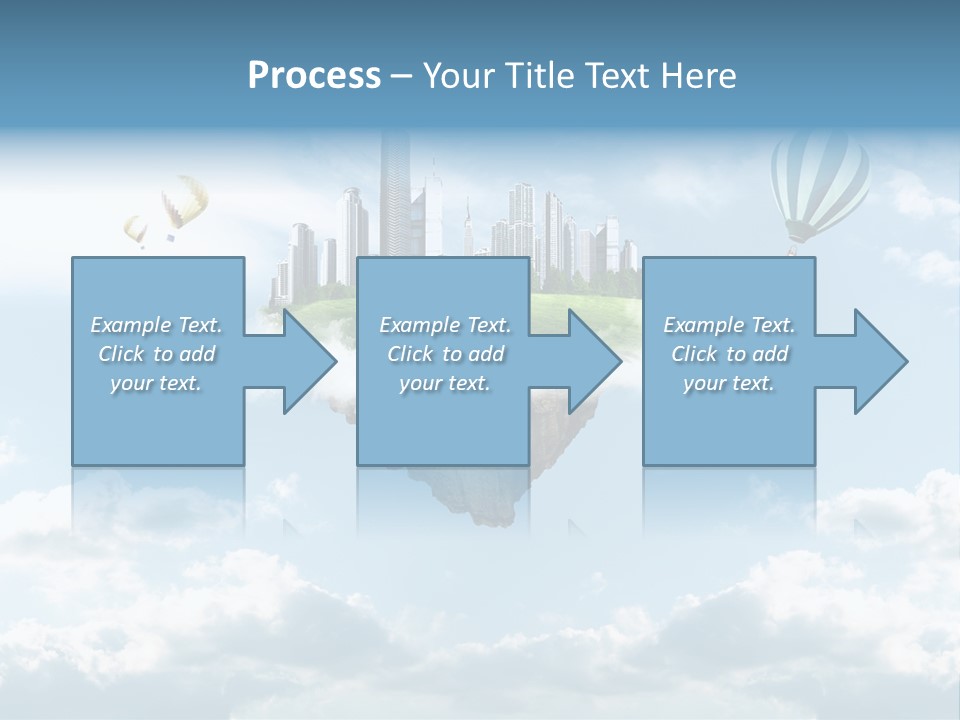 Skyscraper China Town PowerPoint Template