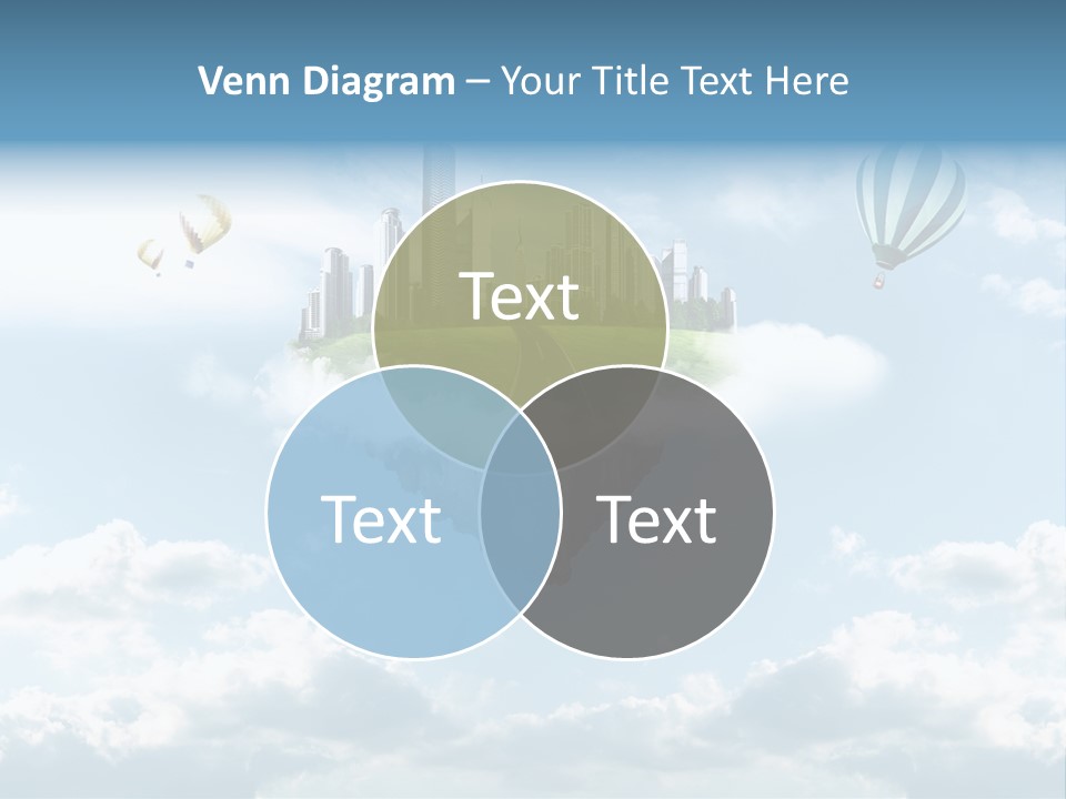 Skyscraper China Town PowerPoint Template