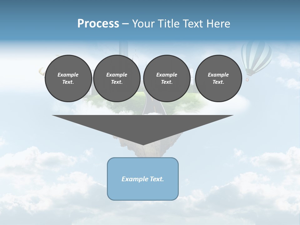 Skyscraper China Town PowerPoint Template