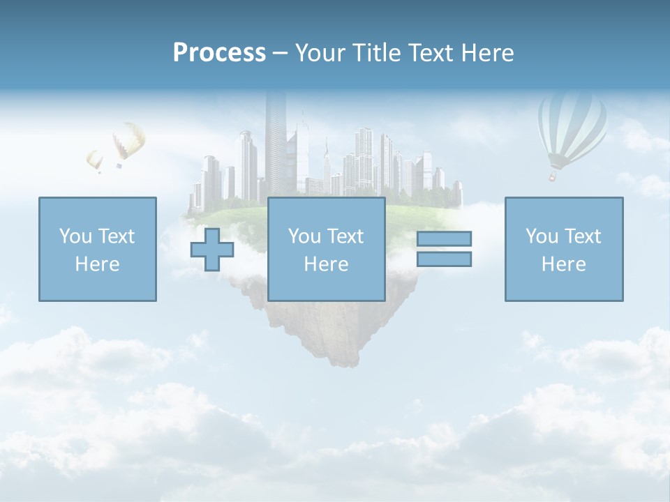 Skyscraper China Town PowerPoint Template