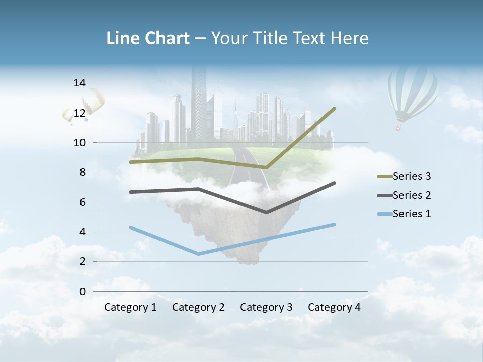 Skyscraper China Town PowerPoint Template