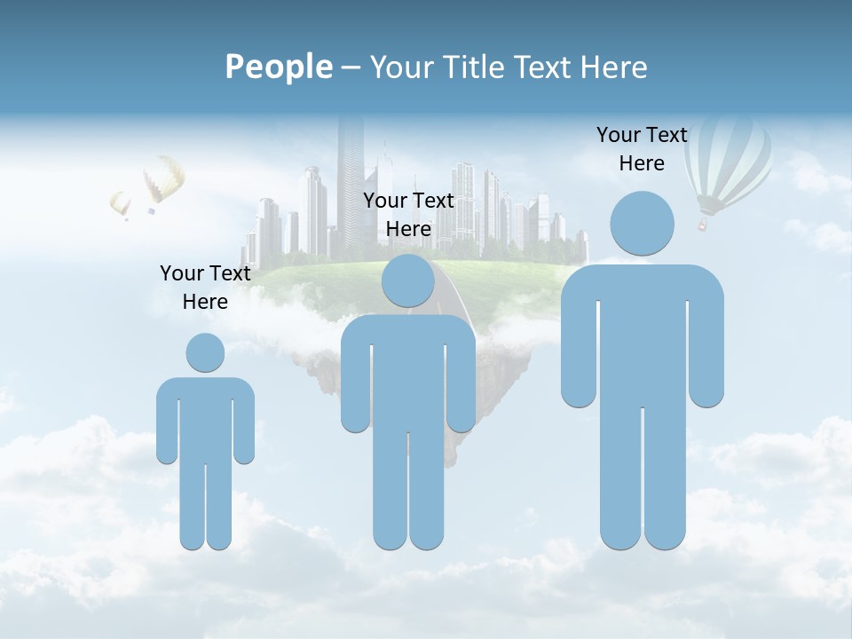 Skyscraper China Town PowerPoint Template