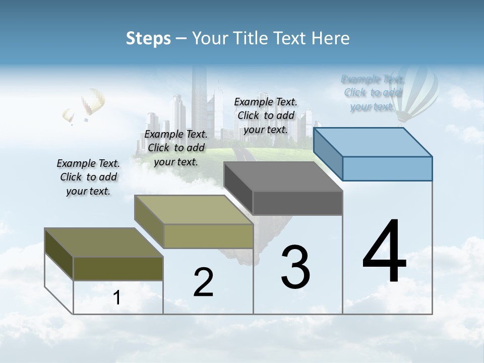Skyscraper China Town PowerPoint Template
