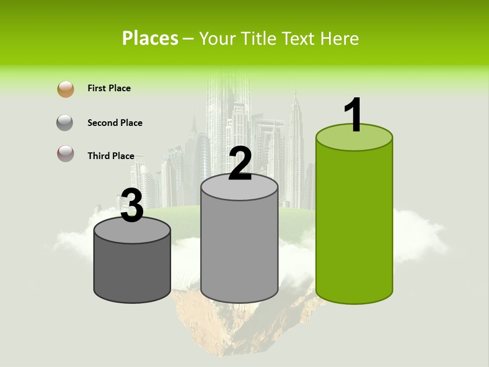 Window Building Tower PowerPoint Template