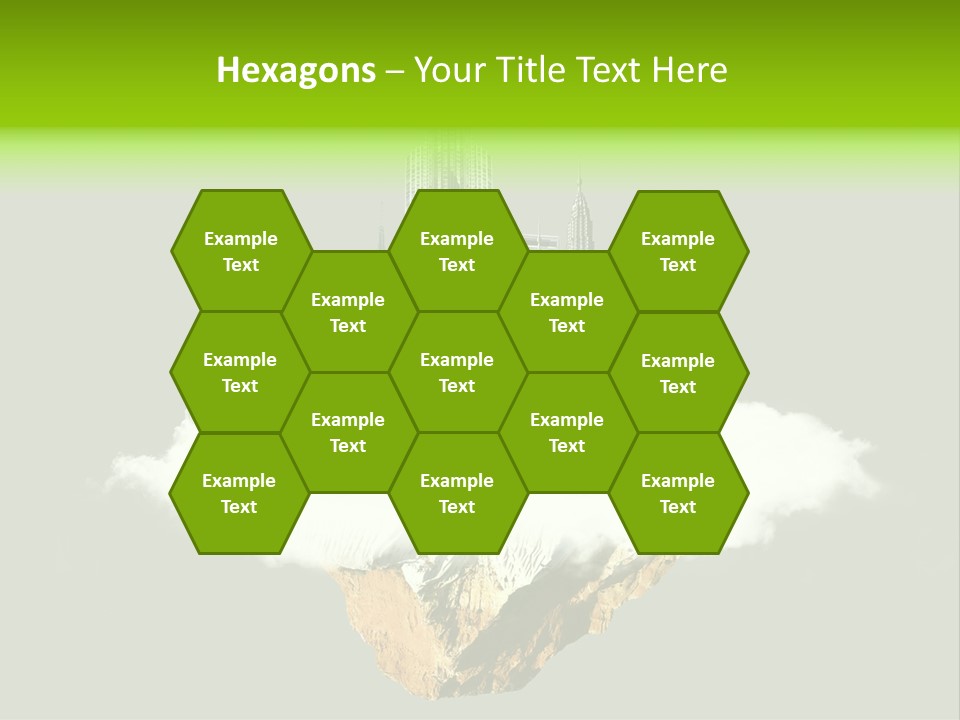 Window Building Tower PowerPoint Template