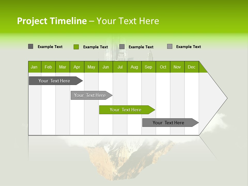 Window Building Tower PowerPoint Template