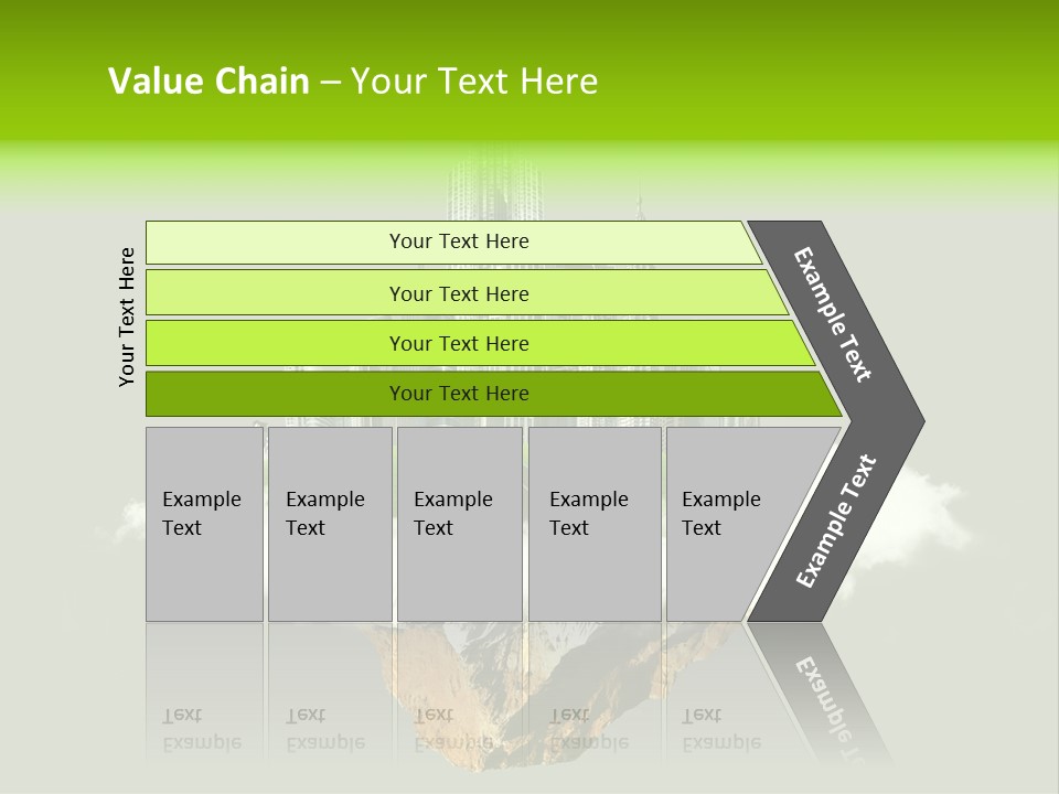 Window Building Tower PowerPoint Template