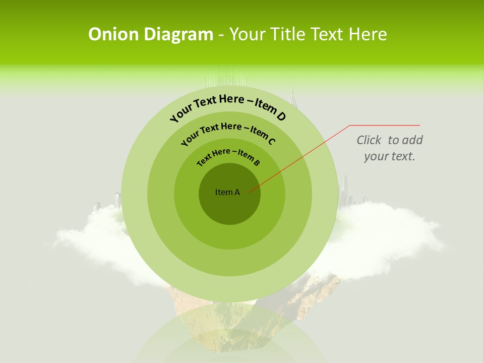 Window Building Tower PowerPoint Template