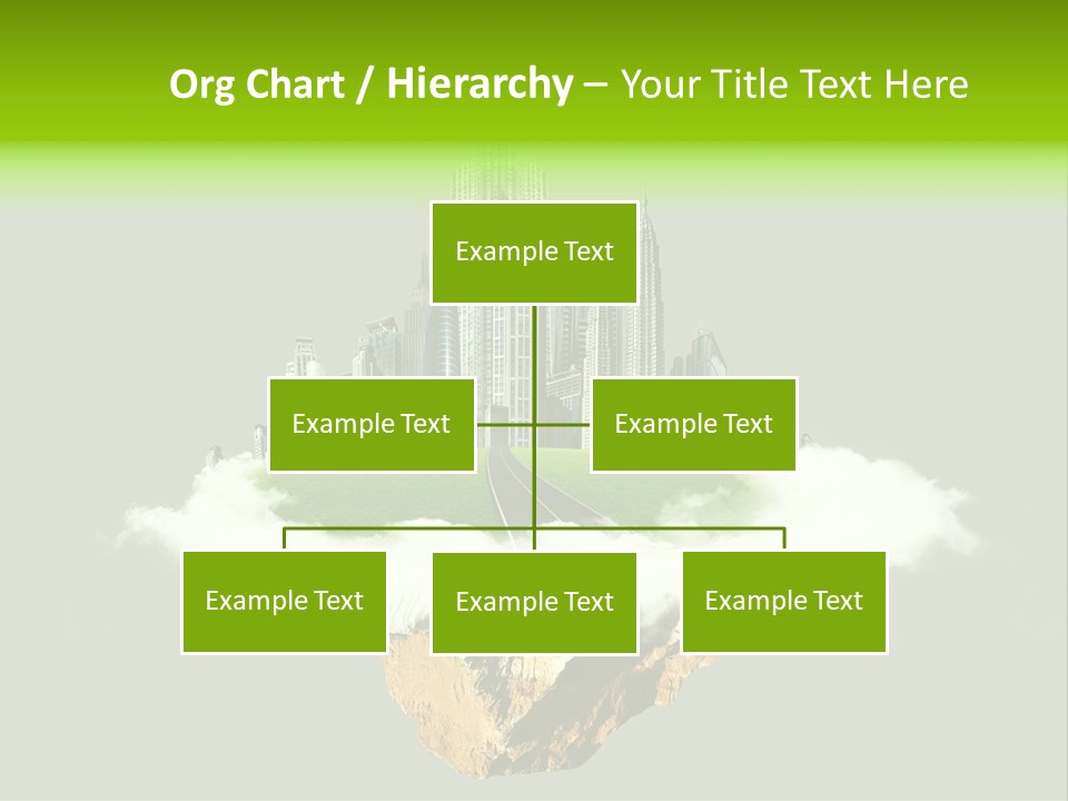 Window Building Tower PowerPoint Template