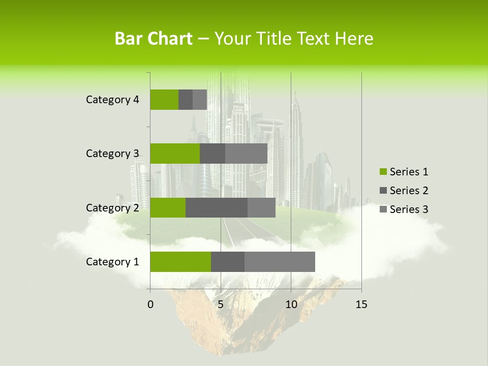 Window Building Tower PowerPoint Template