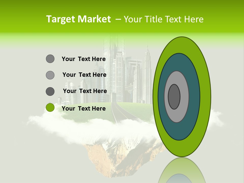 Window Building Tower PowerPoint Template