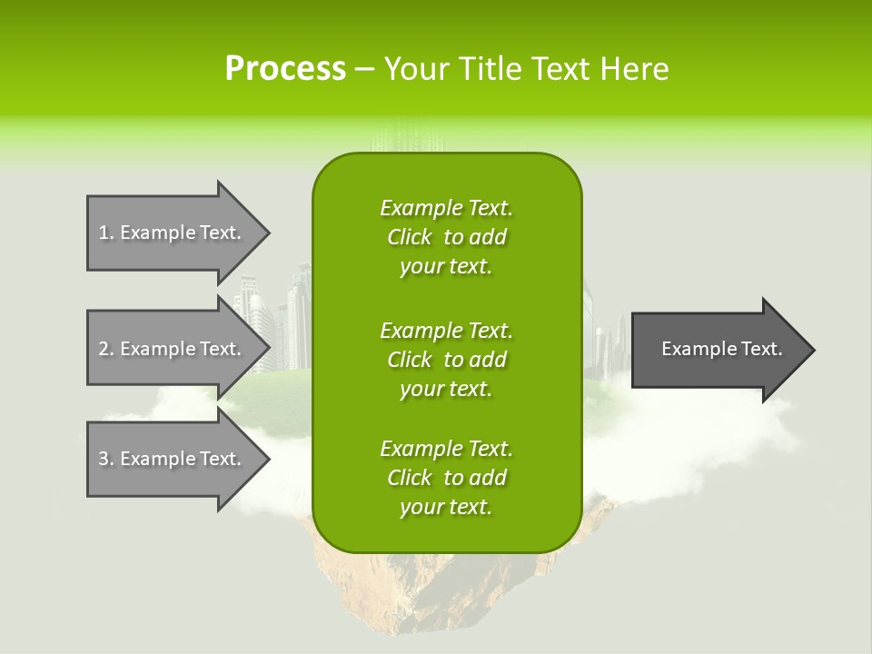 Window Building Tower PowerPoint Template