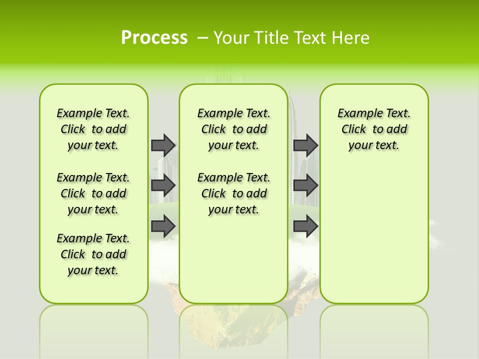 Window Building Tower PowerPoint Template