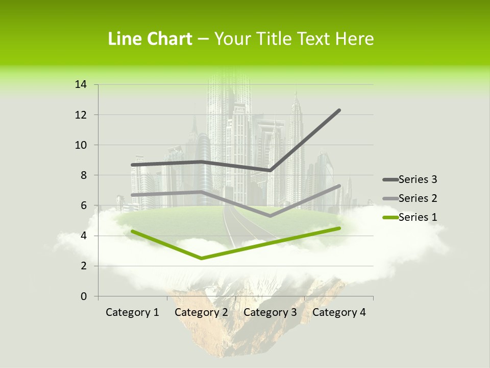 Window Building Tower PowerPoint Template