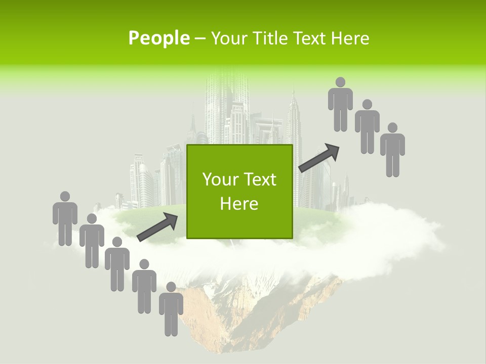 Window Building Tower PowerPoint Template