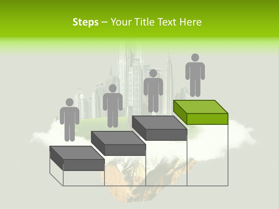 Window Building Tower PowerPoint Template