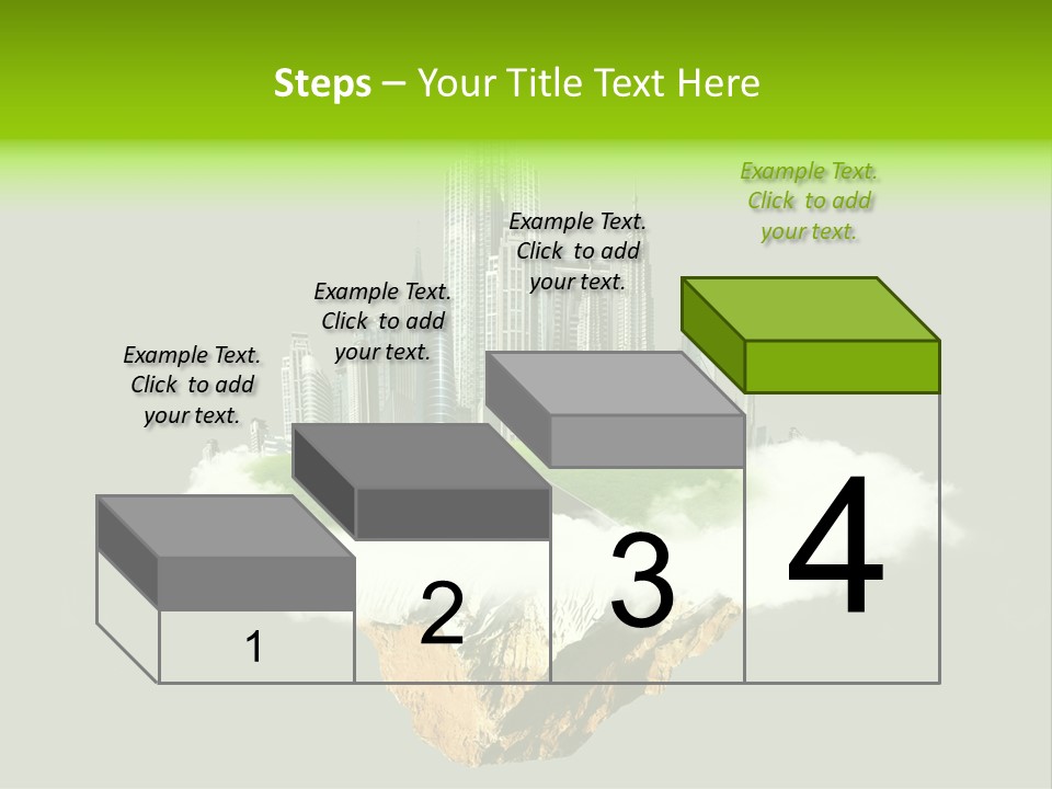 Window Building Tower PowerPoint Template