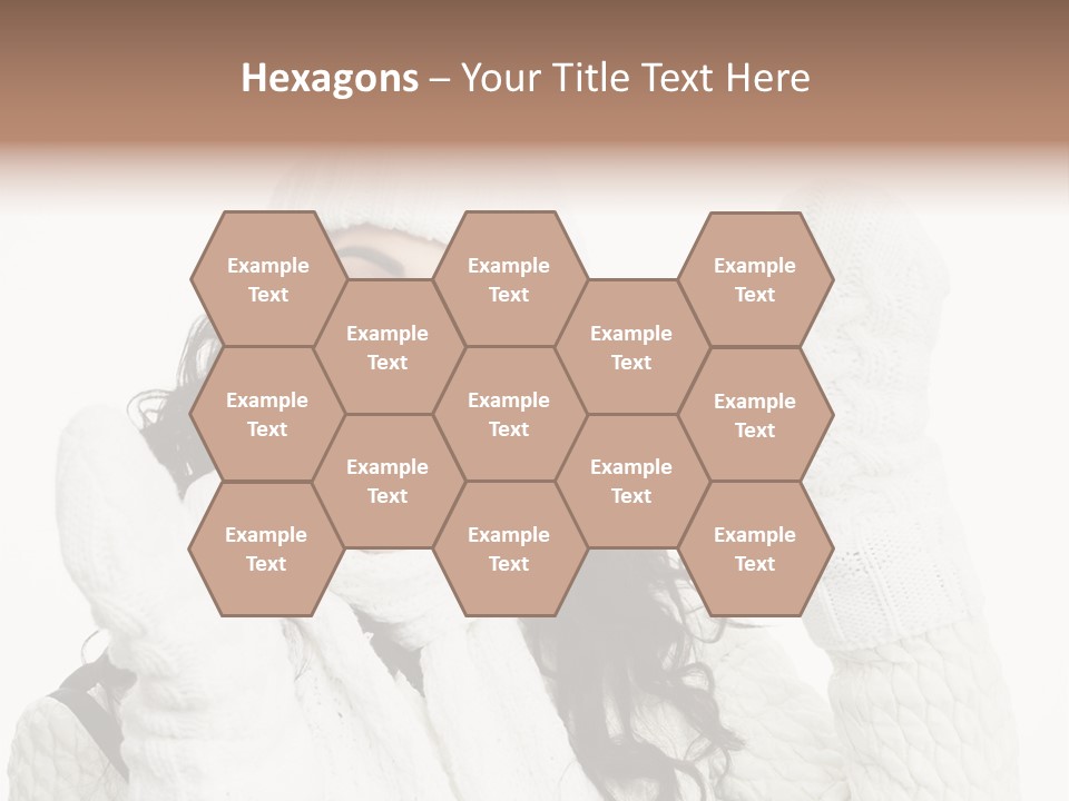 Caucasian Winter Attractive PowerPoint Template