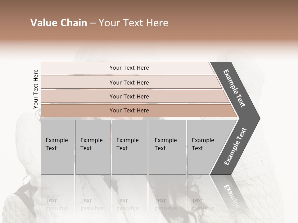 Caucasian Winter Attractive PowerPoint Template