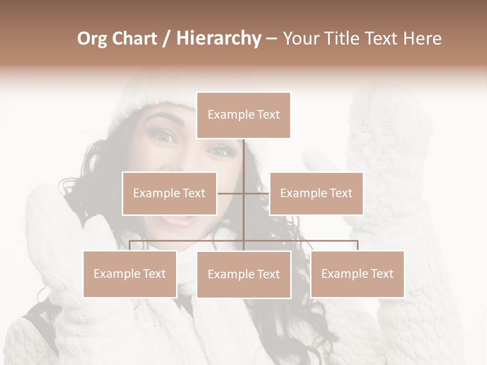 Caucasian Winter Attractive PowerPoint Template