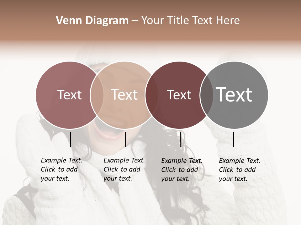 Caucasian Winter Attractive PowerPoint Template