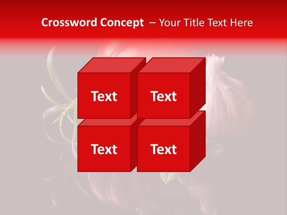 Flavoring Cooking Homegrown PowerPoint Template