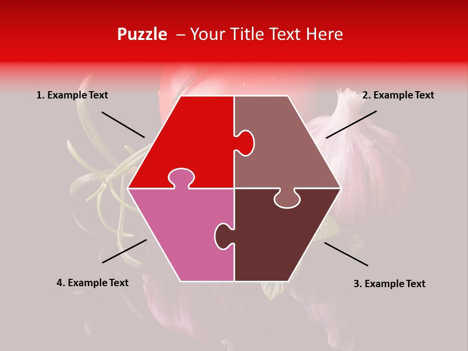 Flavoring Cooking Homegrown PowerPoint Template