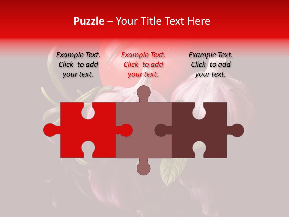 Flavoring Cooking Homegrown PowerPoint Template