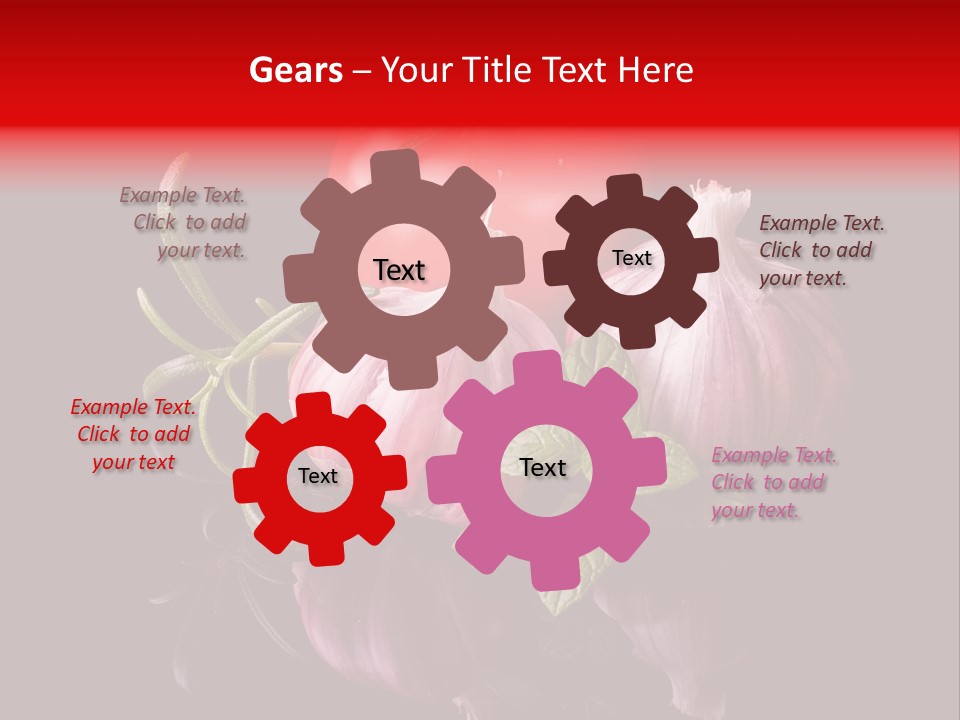 Flavoring Cooking Homegrown PowerPoint Template