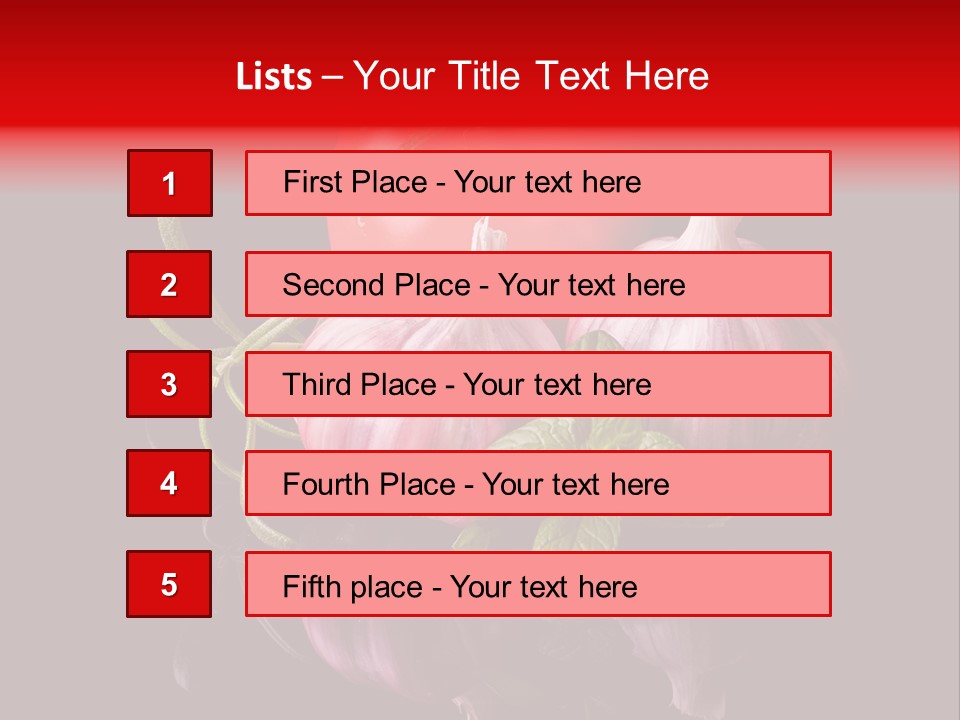 Flavoring Cooking Homegrown PowerPoint Template