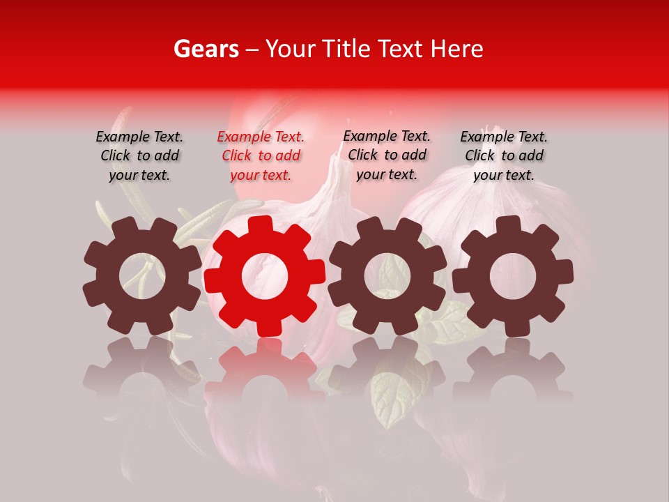 Flavoring Cooking Homegrown PowerPoint Template