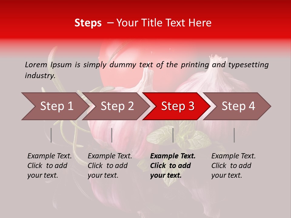 Flavoring Cooking Homegrown PowerPoint Template