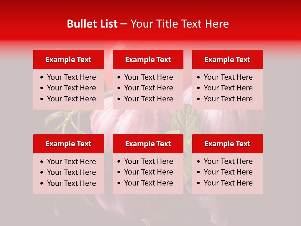 Flavoring Cooking Homegrown PowerPoint Template