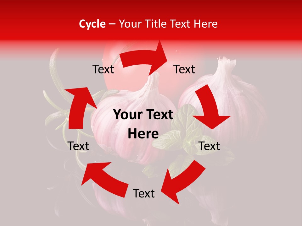 Flavoring Cooking Homegrown PowerPoint Template