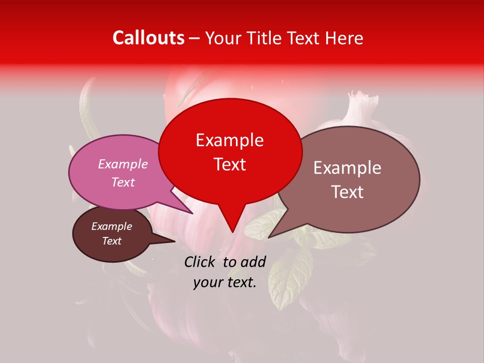 Flavoring Cooking Homegrown PowerPoint Template