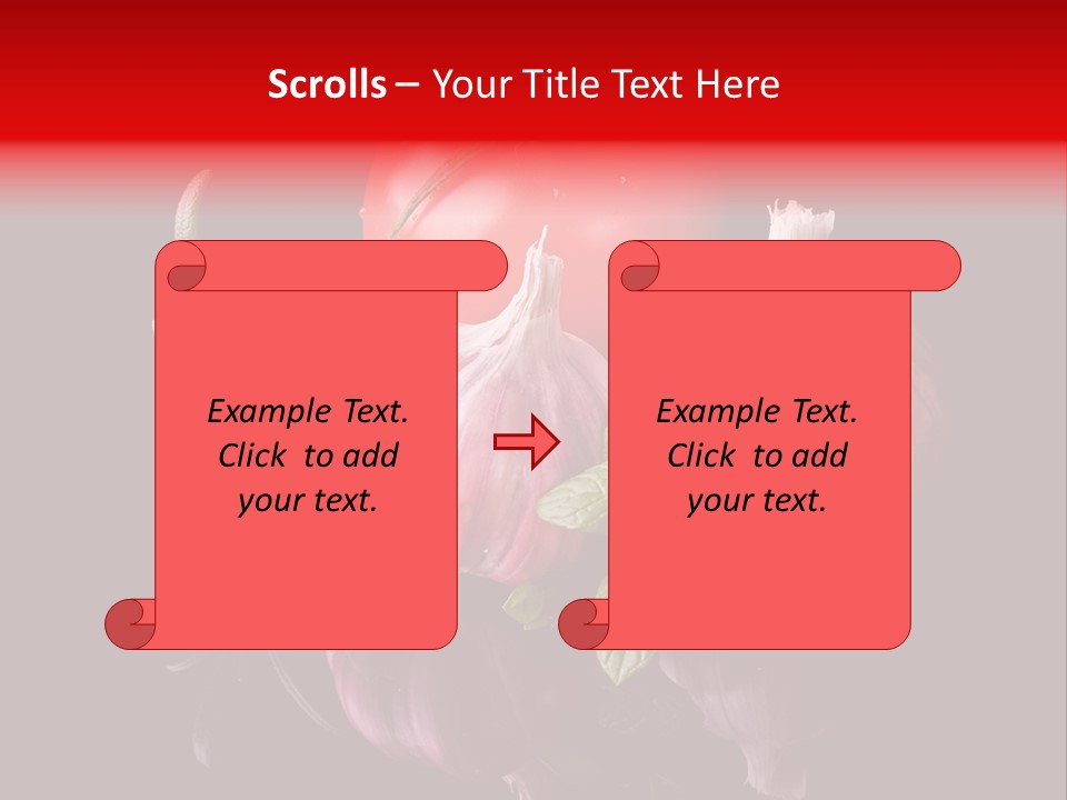 Flavoring Cooking Homegrown PowerPoint Template