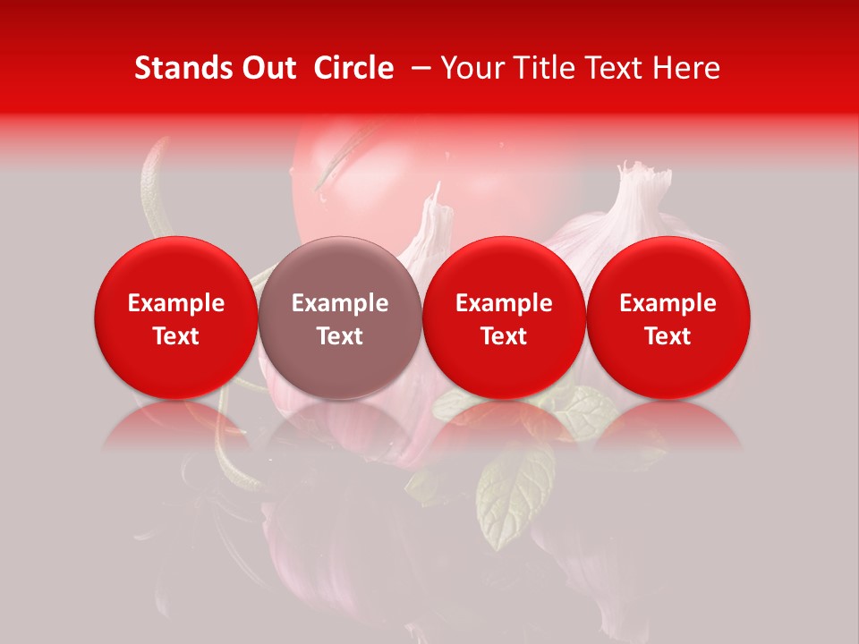 Flavoring Cooking Homegrown PowerPoint Template