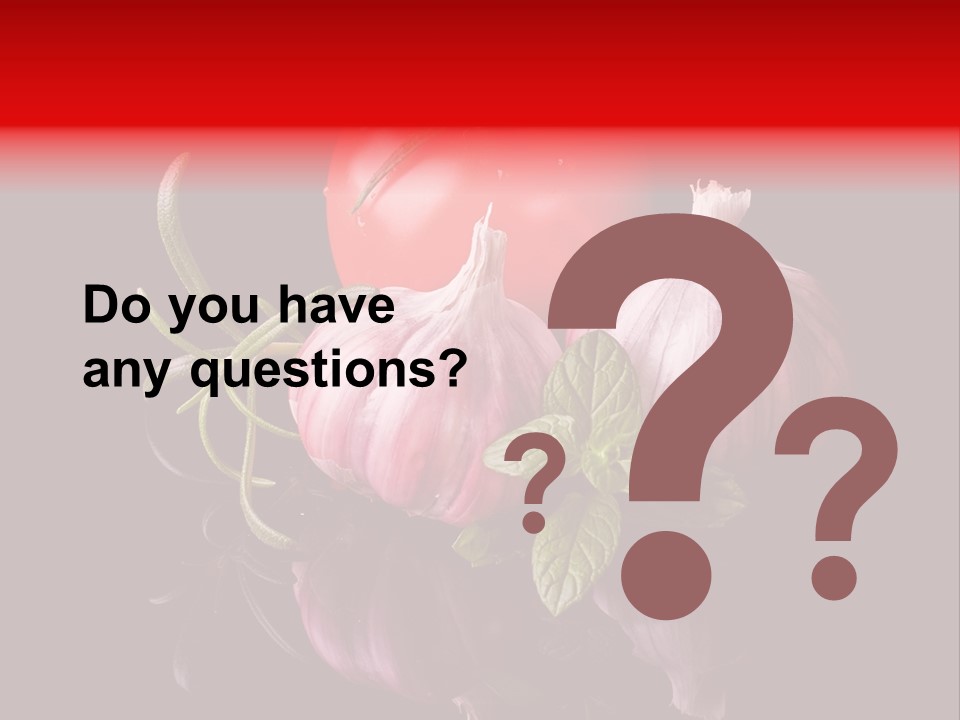 Flavoring Cooking Homegrown PowerPoint Template