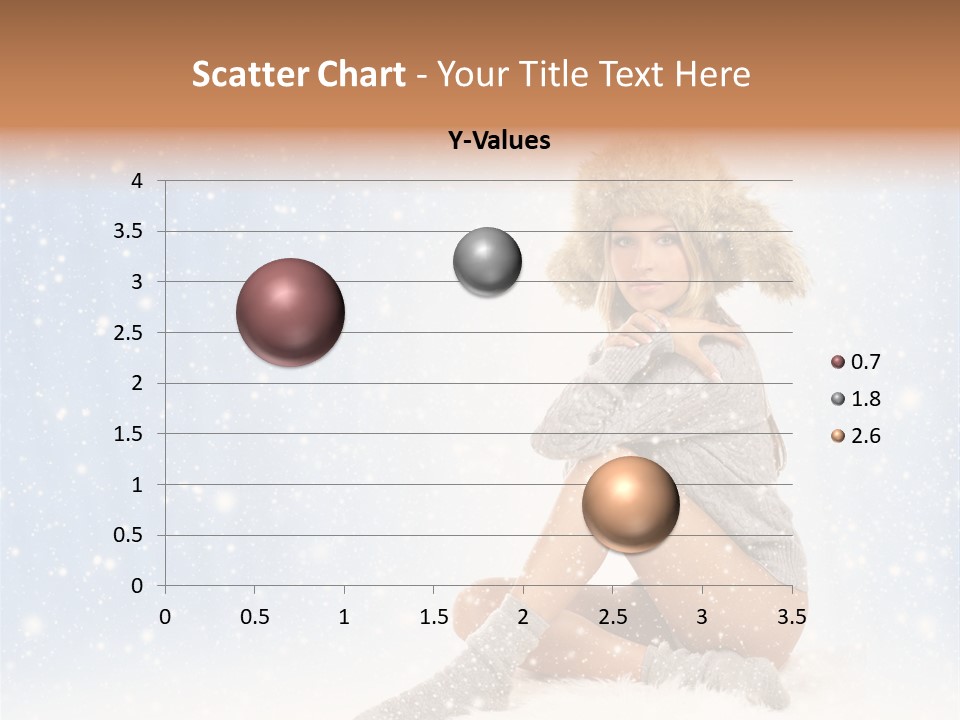 Warm Y Snow PowerPoint Template