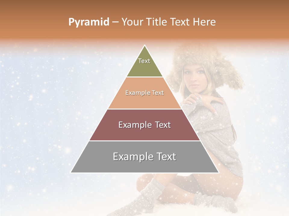 Warm Y Snow PowerPoint Template