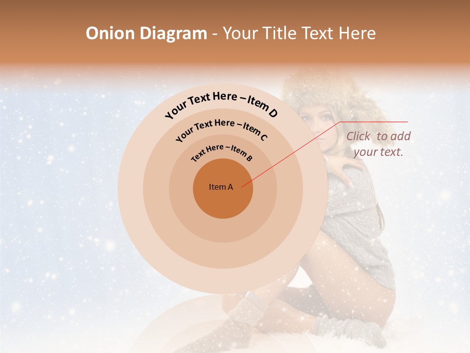 Warm Y Snow PowerPoint Template