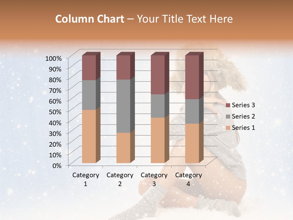 Warm Y Snow PowerPoint Template