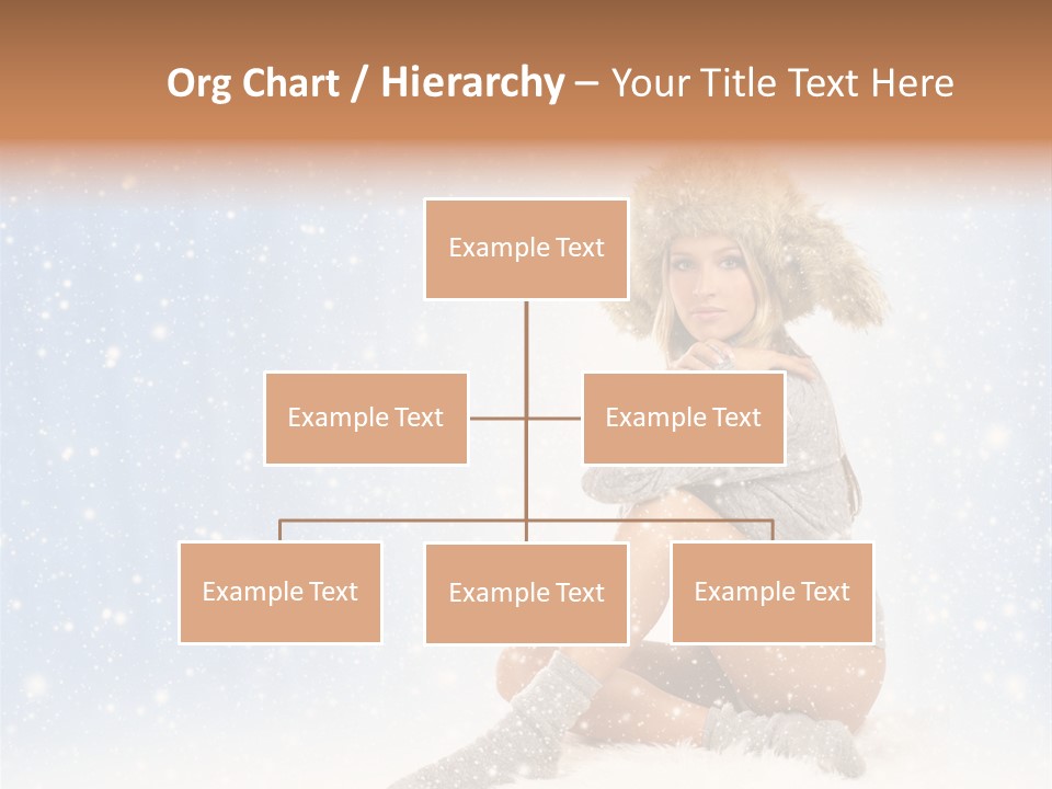 Warm Y Snow PowerPoint Template