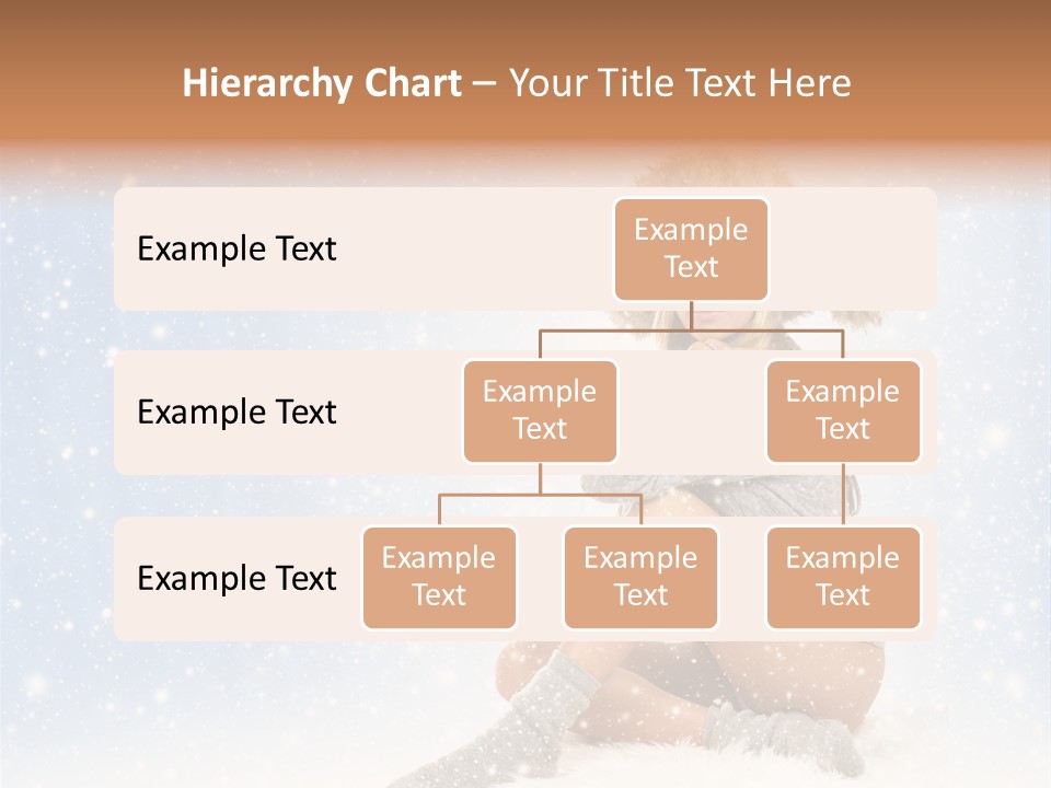 Warm Y Snow PowerPoint Template