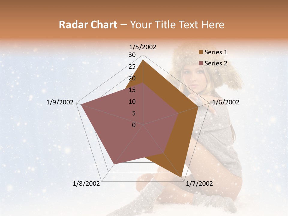 Warm Y Snow PowerPoint Template