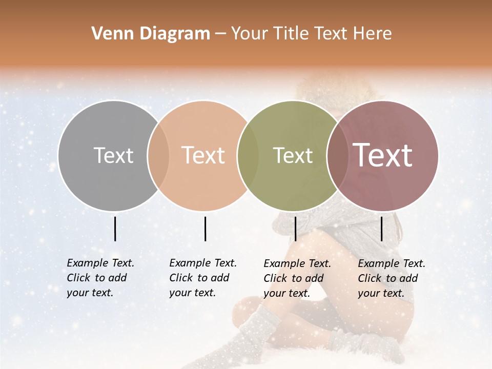 Warm Y Snow PowerPoint Template