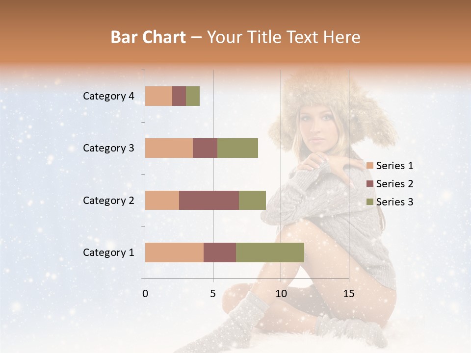 Warm Y Snow PowerPoint Template