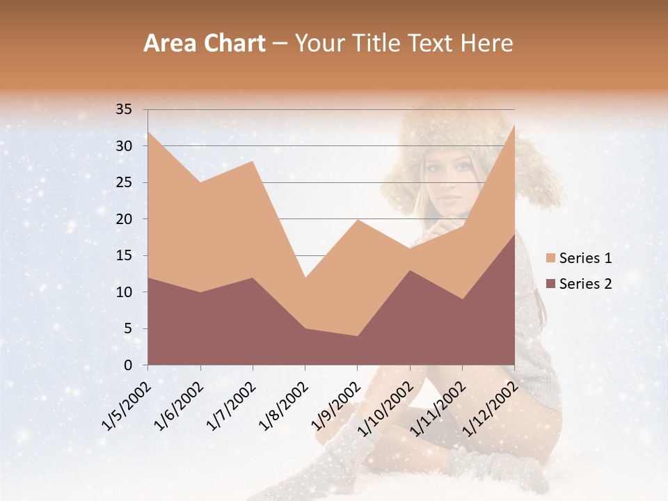 Warm Y Snow PowerPoint Template
