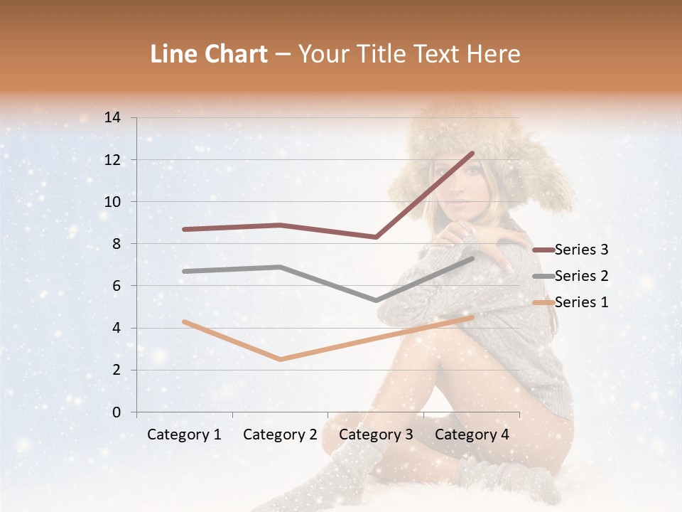 Warm Y Snow PowerPoint Template